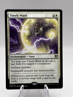 Timely Ward 0079 Commander: Wilds of Eldraine WOC MTG NM - Image 1