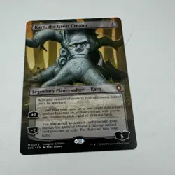 MTG - Karn, The Great Creator (Borderless) - Bloomburrow NM/M Condition - Image 1