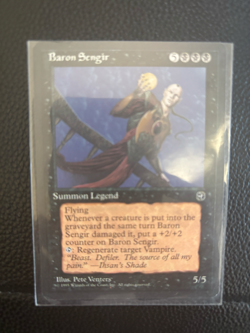 MTG Magic the Gathering Baron Sengir (41/140) Homelands not played - Image 1