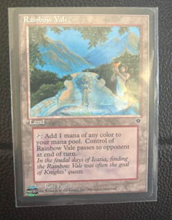 MTG Rainbow Vale Fallen Empires Magic the Gathering not played - Image 1