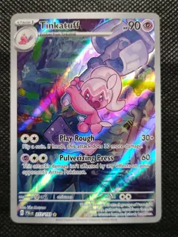 Pokemon TCG Tinkatuff Scarlet & Violet Paldea Evolved Holo Card 217/193 - Image 1