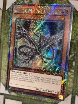 YuGiOh BLACK METAL DRAGON Platinum Secret Rare RA04-EN016 - Image 1