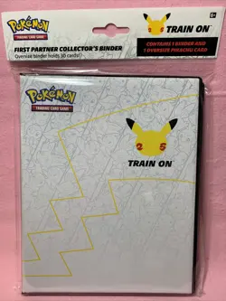 NEW Pokemon 25th Anniversary First Partner Collector’s Binder Book SEALED 820650809606 - Image 4