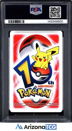 Pokemon 2006 Mew Red Ace Of Spades 10th Anniversary Playing Card PSA 5 - Image 2