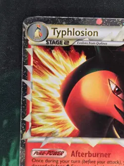 Typhlosion 110/123 Prime Rare HeartGold & SoulSilver MP Pokemon - Image 3