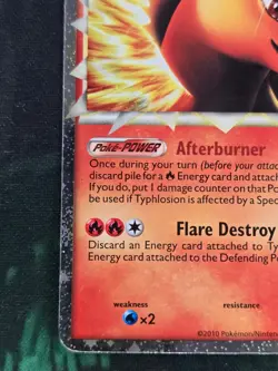 Typhlosion 110/123 Prime Rare HeartGold & SoulSilver MP Pokemon - Image 5