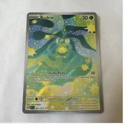 Pokemon TCG Budew 221/217 ASC Holo Basic 30HP Nintendo Yoko Hishida 2026 - Image 1
