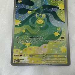 Pokemon TCG Budew 221/217 ASC Holo Basic 30HP Nintendo Yoko Hishida 2026 - Image 3