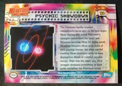 1999 Topps Pokemon The First Movie Rainbow Foil First Print Blue Logo #33 Rare - Image 2