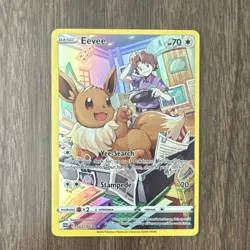Pokemon Eevee Swsh09 Brilliant Stars TG Full Art Holo TG11/TG30 - Image 1