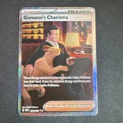 Pokemon Giovanni's Charisma 204/165 NM - Image 1
