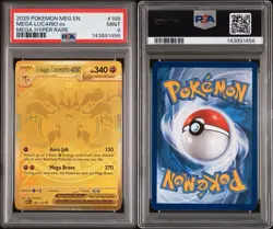 Pokemon Mega Lucario EX 188/132 Me01 Mega Hyper Rare Holo PSA 9 - Image 3