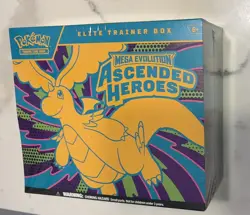 Pokemon Ascended Heroes Elite Trainer Box Mega Evolution Factory Sealed New - Image 1
