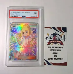 Lillie Pokemon Sun & Moon Ultra Prism #151- PSA 9 Mint - Image 1