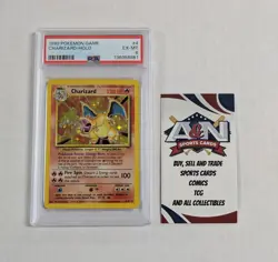 Pokemon Base Set Holo Charizard 004/102- PSA 6 - Image 2