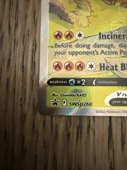 Pokemon Charizard v Full Art Holo Black Star Promo 2022 SWSH260 - Image 3