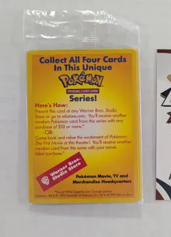 SEALED Pikachu #4 WB Movie Promo 1999 WOTC Pokemon - Image 2