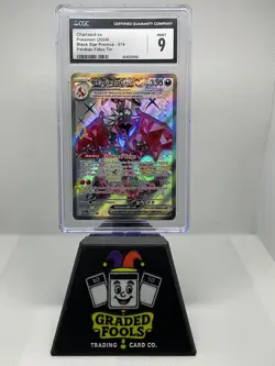 Charizard ex - Pokemon 2024 - Black Star Promo 074 - Paldean Fates Tin - CGC 9 - Image 1