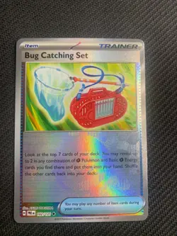Pokemon Bug Catching Set 102/131 Prismatic Evolutions Pokeball Holo - Image 1