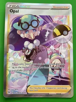 Pokemon Opal Lost Origin Trainer Gallery TG28/TG30 Full Art Ultra Holo Rare NM-M - Image 1