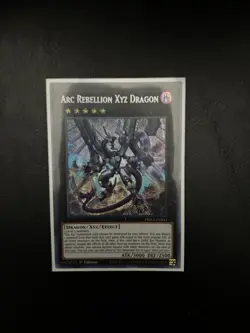 Yugioh - Arc Rebellion Xyz Dragon - PHRA-EN041 - Secret Rare - 1st Edition LP/NM - Image 1