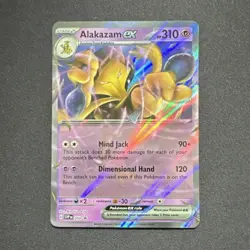 Pokemon Alakazam ex 050 SVP Scarlet & Violet Promo Holo 310HP Psychic - Image 1