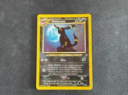 Umbreon MP Neo Discovery Holo Rare 13 Pokemon 03/75 WOTC Vintage - Image 2