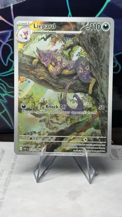 Liepard Illustration Rare 137/086 Pokemon White Flare Holo Full Art - Image 1