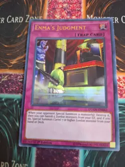 Yugioh Enma's Judgment DUOV-EN042 Ultra Rare 1st Edition Near Mint - Image 1