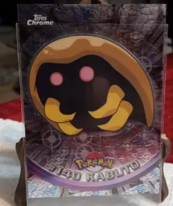 2000 Topps Chrome Pokemon TV Animation Edition Series 2 Foil #140 Kabuto - Image 1