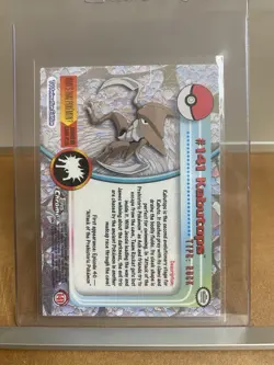 Pokemon 2000 Topps Chrome Kabutops #141 Chrome - Image 2