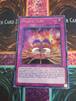 Yugioh Malefic Tune DUOV-EN046 Ultra Rare 1st Edition Near Mint - Image 1