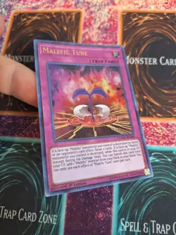 Yugioh Malefic Tune DUOV-EN046 Ultra Rare 1st Edition Near Mint - Image 2