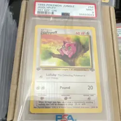 Pokemon Jigglypuff 54/64 Jungle 1st Edition Regular PSA 9 1999 English - Image 2
