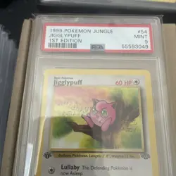 Pokemon Jigglypuff 54/64 Jungle 1st Edition Regular PSA 9 1999 English - Image 3