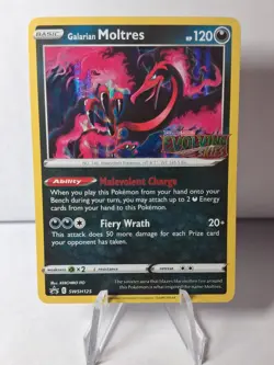 Pokemon SWSH: Evolving Skies | Galarian Moltres SWSH125 | Stamped Promo - Image 1