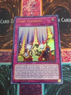 Yugioh Cubic Causality DUOV-EN051 Ultra Rare 1st Edition Near Mint - Image 1