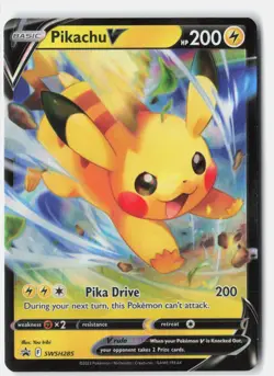 Pikachu V Promo SWSD SWSH285 LP - Image 1