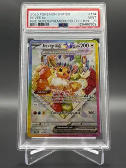 Eevee EX 174/131 Prismatic Evolutions Super Pokemon PSA 9 - Image 1