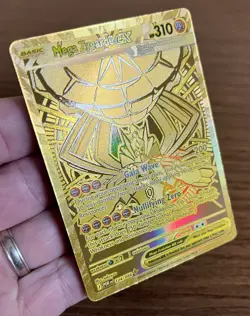 Pokemon TCG Mega Zygarde EX 124/088 Perfect Order Gold Hyper Rare NM - Image 2