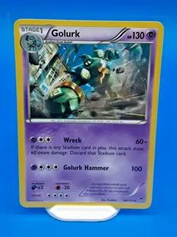 Pokemon Golurk 43/111 Furious Fists Rare- Near Mint - Image 1