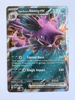 Pokemon Team Rocket's Nidoking Ex Scarlet & Violet Promo SVP 217 - Image 1