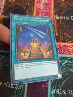 Yugioh Celestial Observatory CYHO-EN064 Secret Rare 1st Edition Near Mint - Image 2