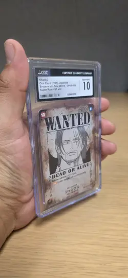 CGC 10 Gem Mint Shanks OP09-004 Wanted Emperors in the New World ONE PIECE JP - Image 3