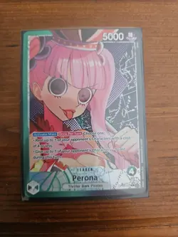 One Piece Perona OP06-021 Alt Art Leader Mint Condition - Image 1
