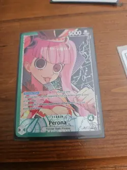 One Piece Perona OP06-021 Alt Art Leader Mint Condition - Image 2