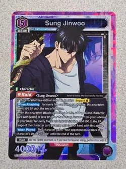 Solo Leveling Union Arena Sung Jinwoo (SR) UE17BT / SLG-1-021 - Image 1