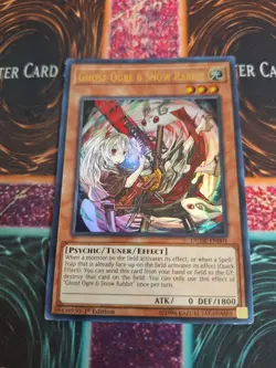 Yugioh Ghost Ogre & Snow Rabbit DUDE-EN001 Ultra Rare 1st Edition Near Mint - Image 1