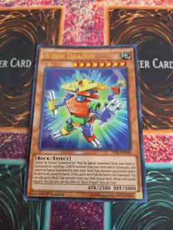 Yugioh Block Dragon TDIL-EN034 Ultra Rare 1st Edition Near Mint - Image 1