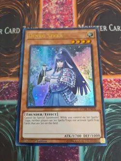 Yugioh Denko Sekka DUDE-EN030 Ultra Rare 1st Edition Near Mint - Image 1